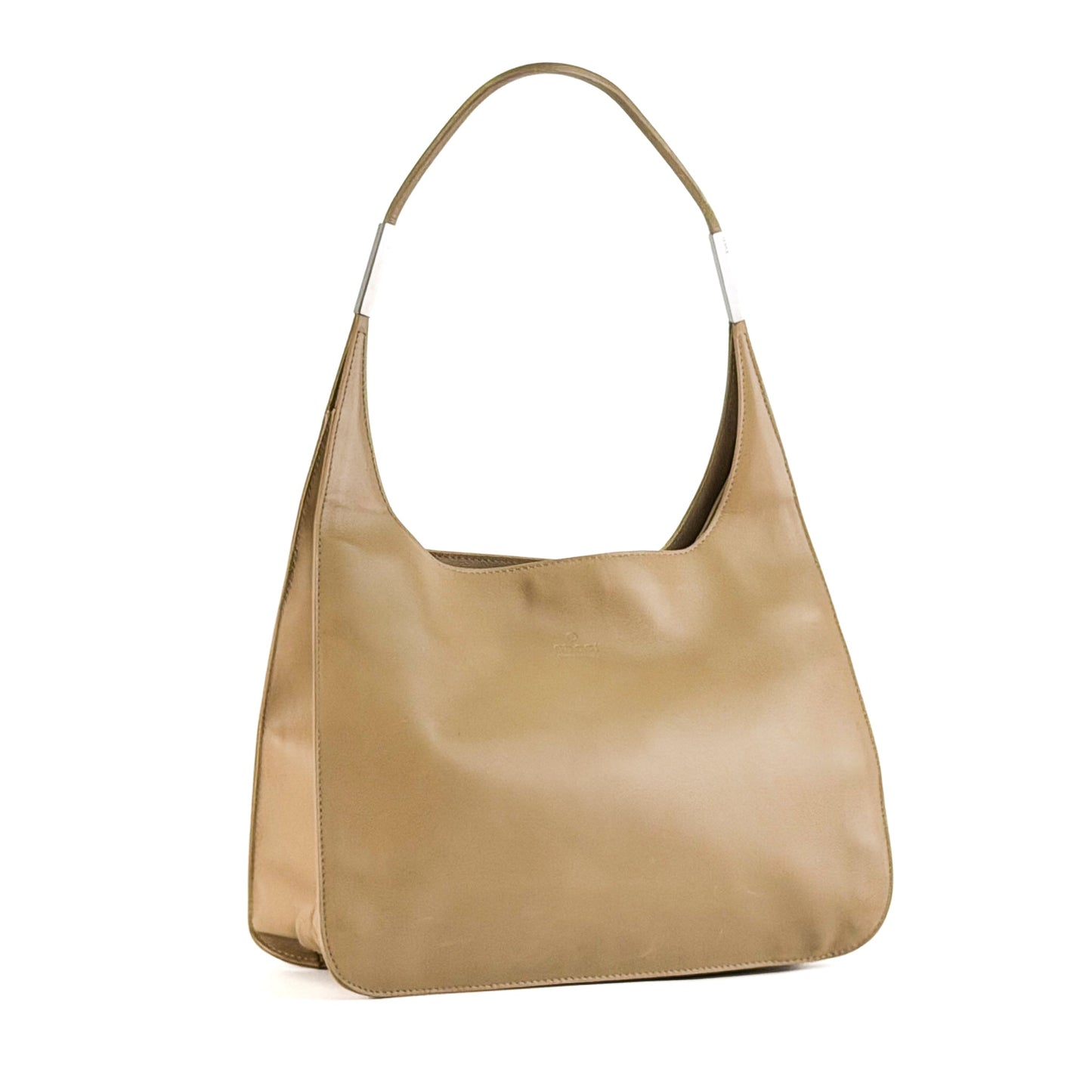 Gucci Jackie Beige Leather Shoulder Bag - St. Luxe