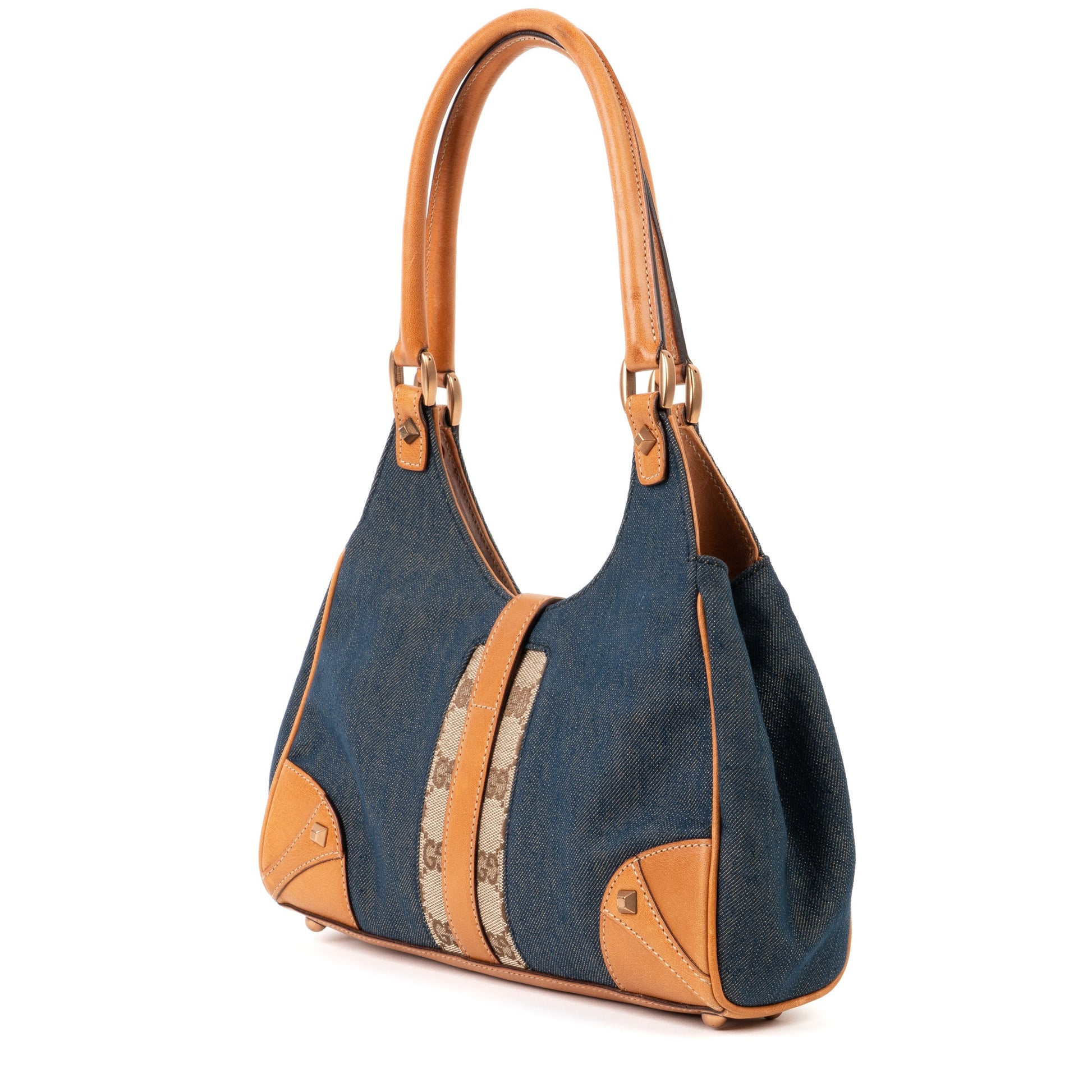 Gucci Jackie Blue Denim Canvas - St. Luxe