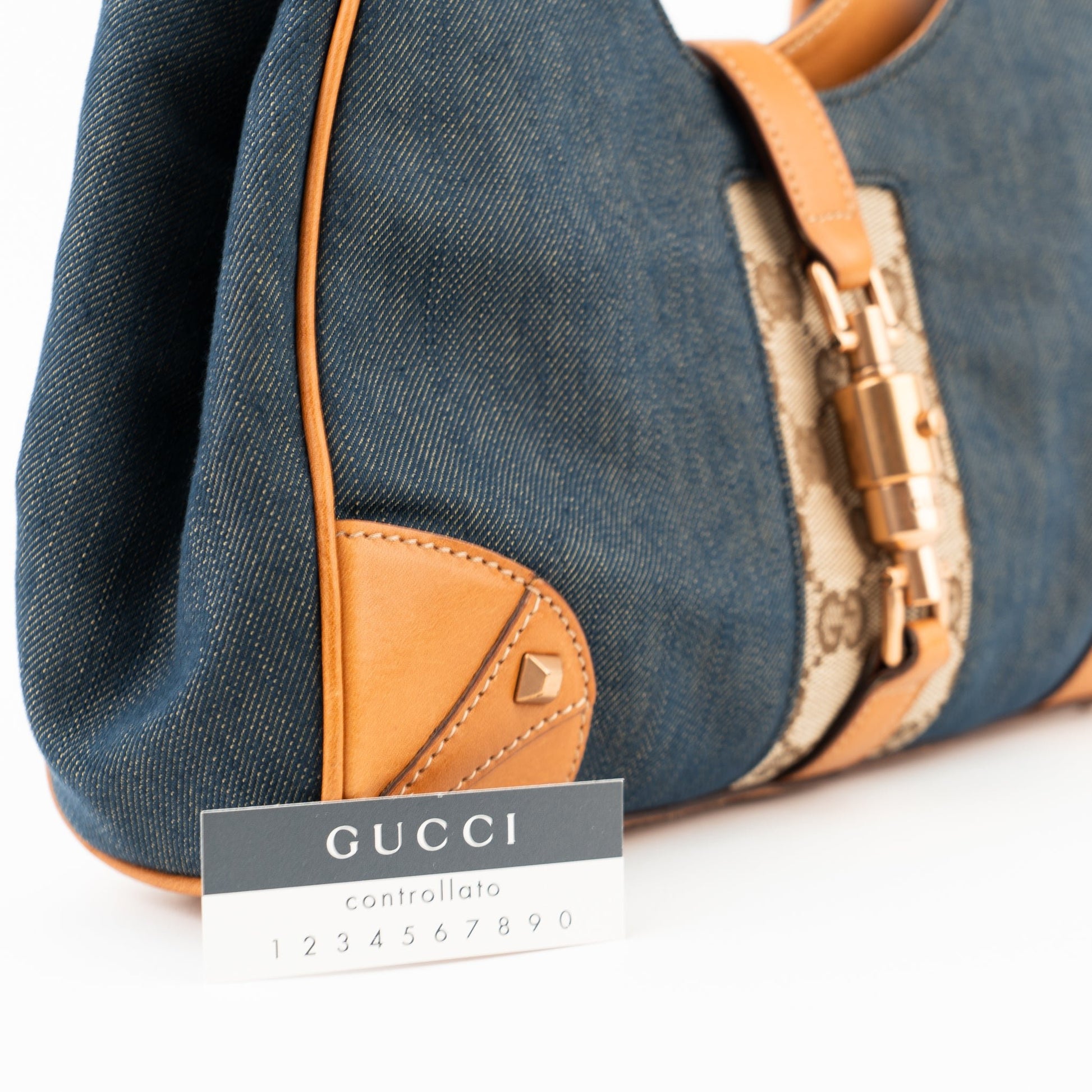 Gucci Jackie Blue Denim Canvas - St. Luxe