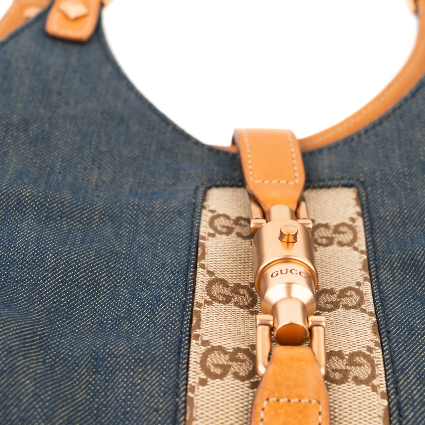 Gucci Jackie Blue Denim Canvas - St. Luxe