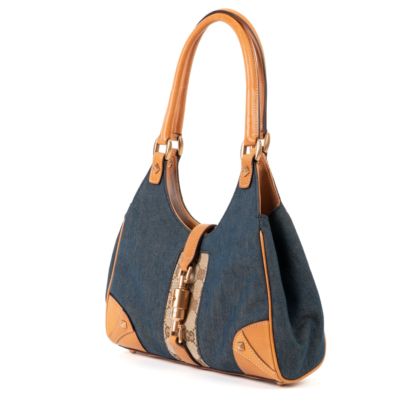 Gucci Jackie Blue Denim Canvas - St. Luxe