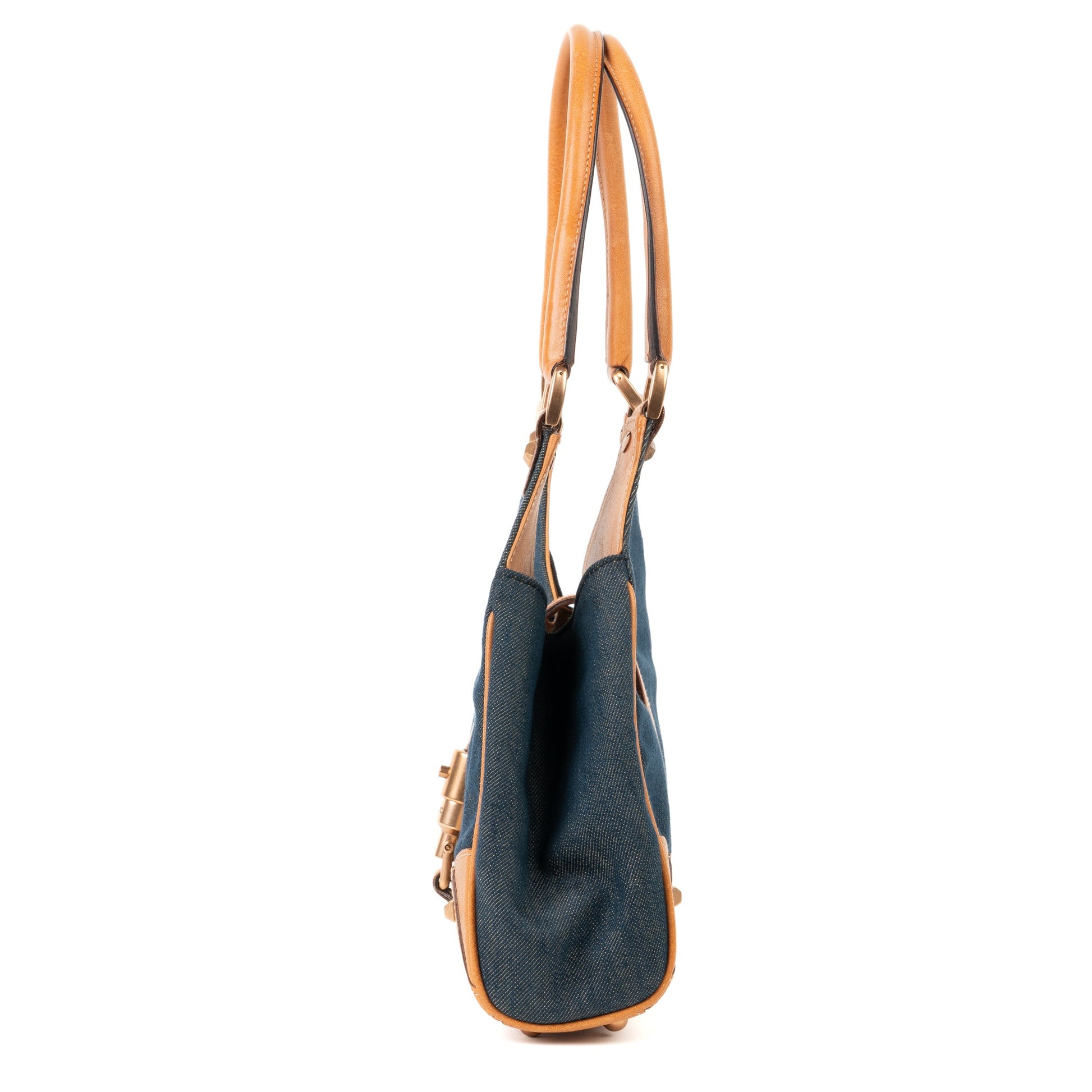 Gucci Jackie Blue Denim Canvas - St. Luxe