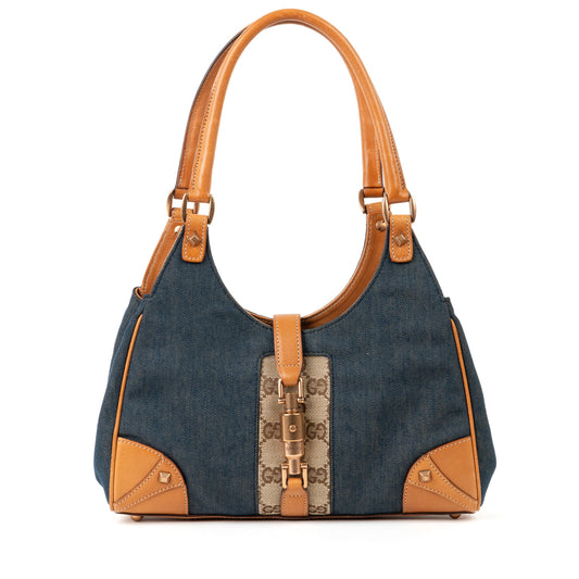 Gucci Jackie Blue Denim Canvas - St. Luxe