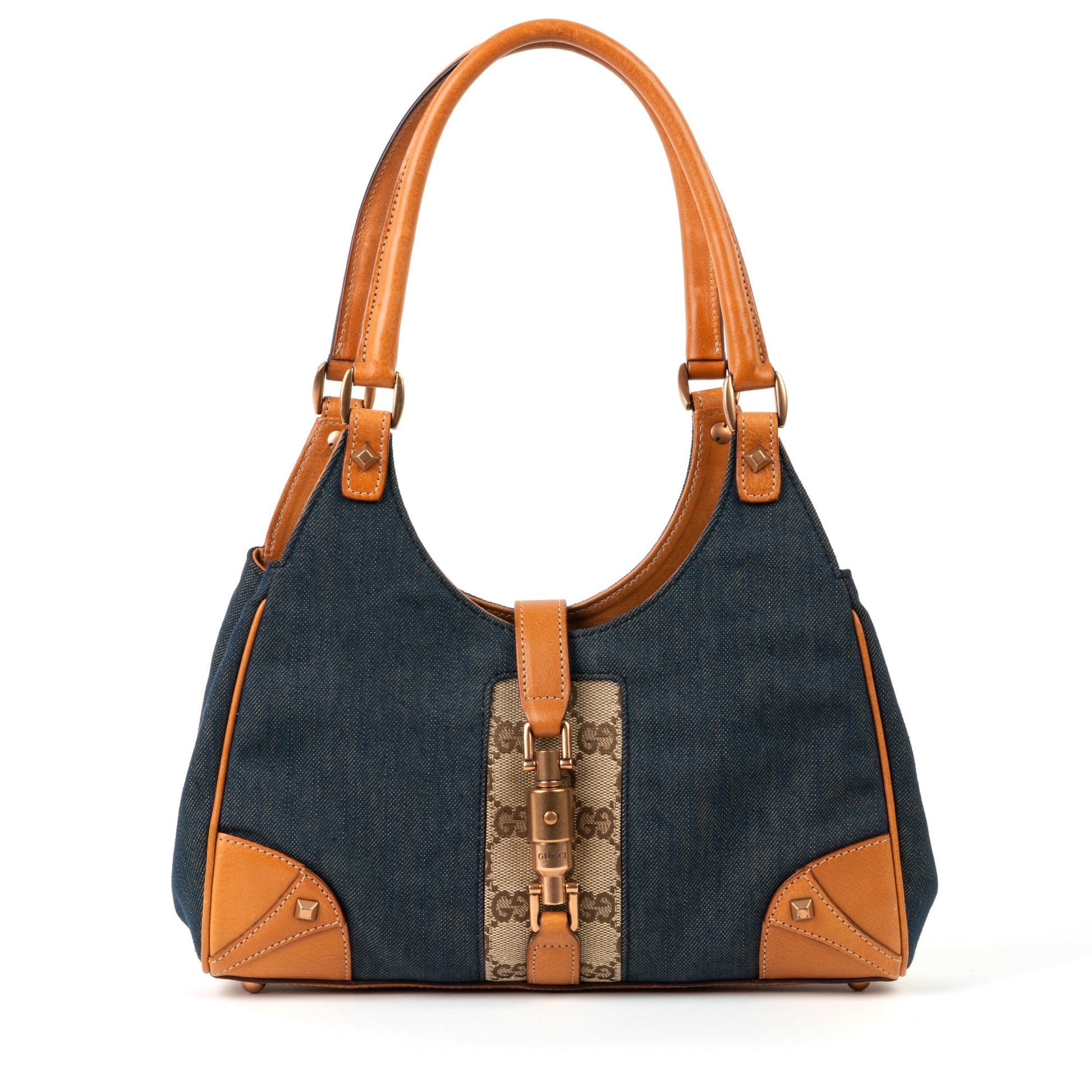 Gucci Jackie Blue Denim Canvas - St. Luxe