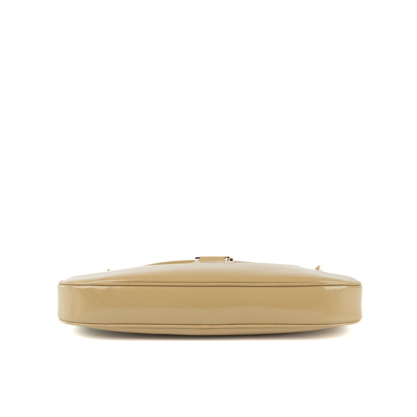 Gucci Jackie Shoulder Bag in Beige Gloss Leather - St. Luxe