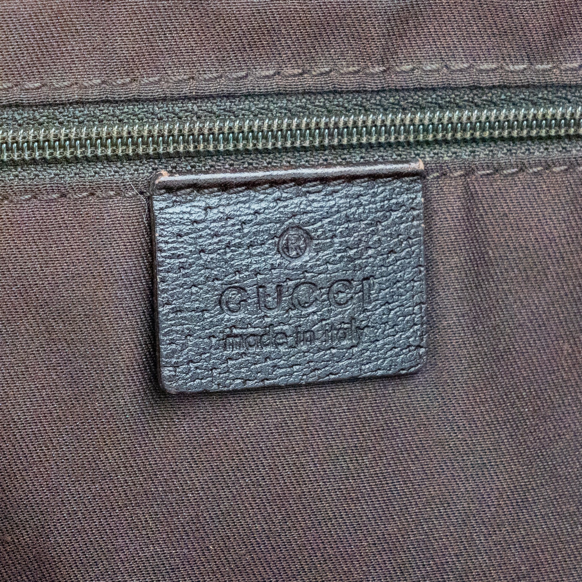 Gucci Monogram Abbey D Ring Tote Brown - St. Luxe