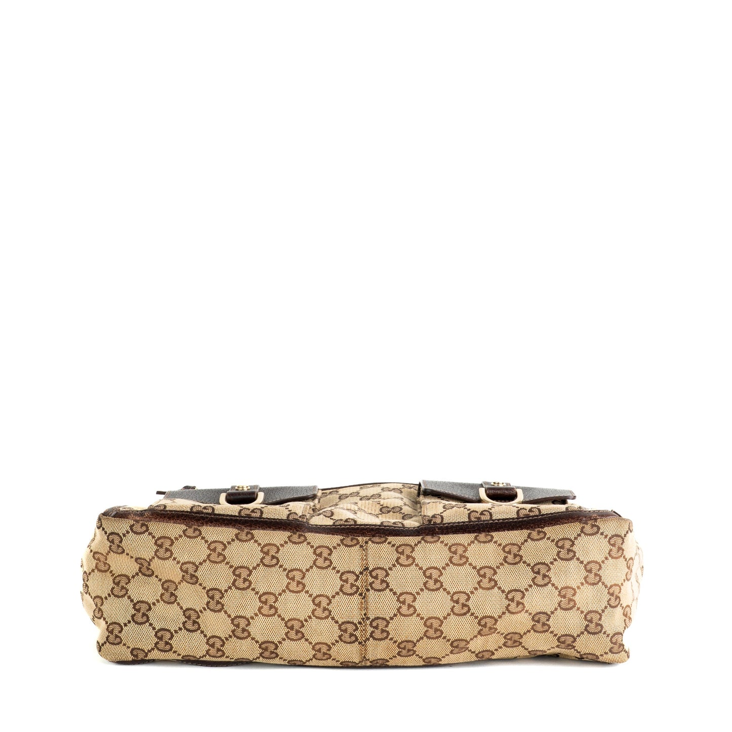 Gucci Monogram Abbey D Ring Tote Brown - St. Luxe