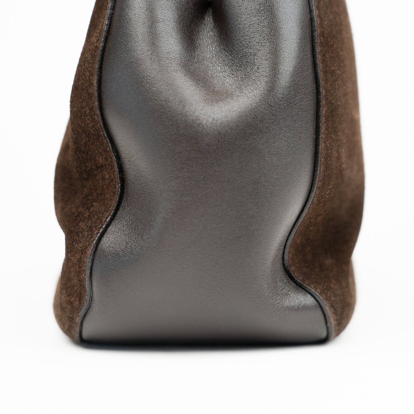 Gucci Suede Bamboo Shoulder Bag - St. Luxe