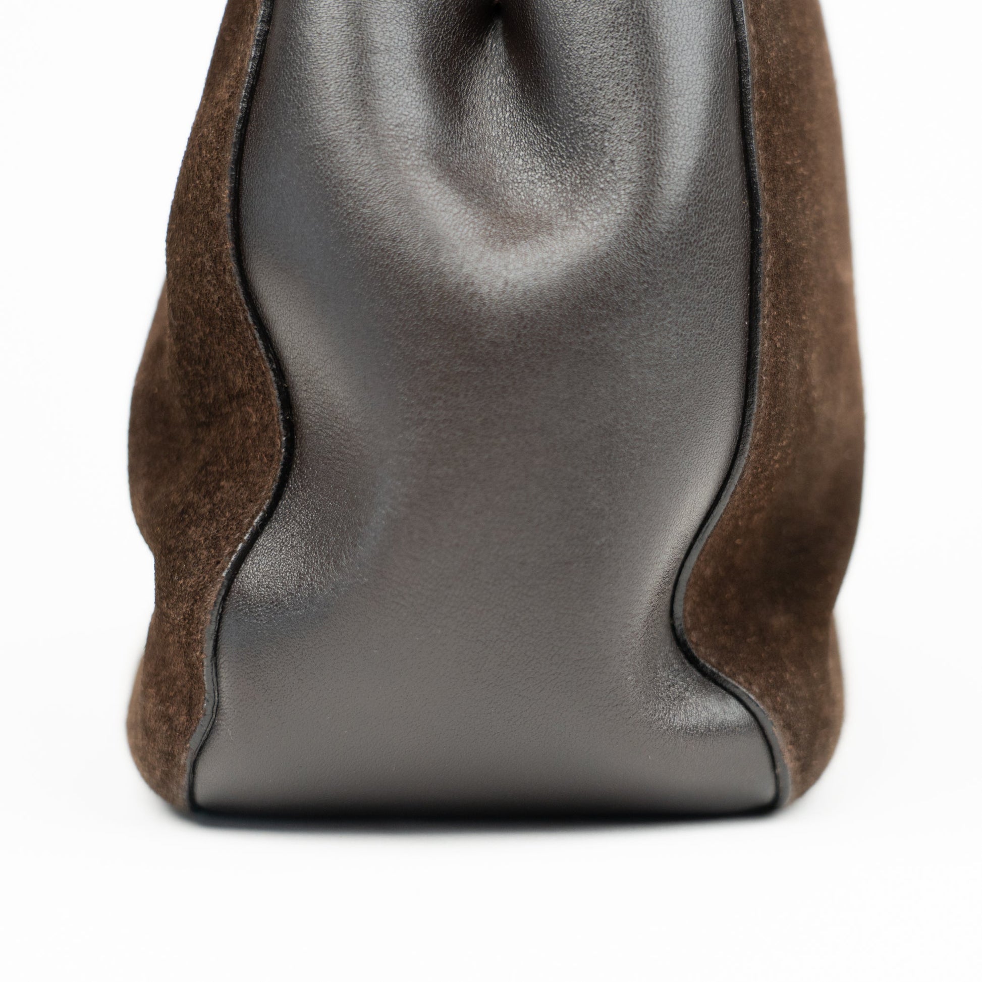 Gucci Suede Bamboo Shoulder Bag - St. Luxe