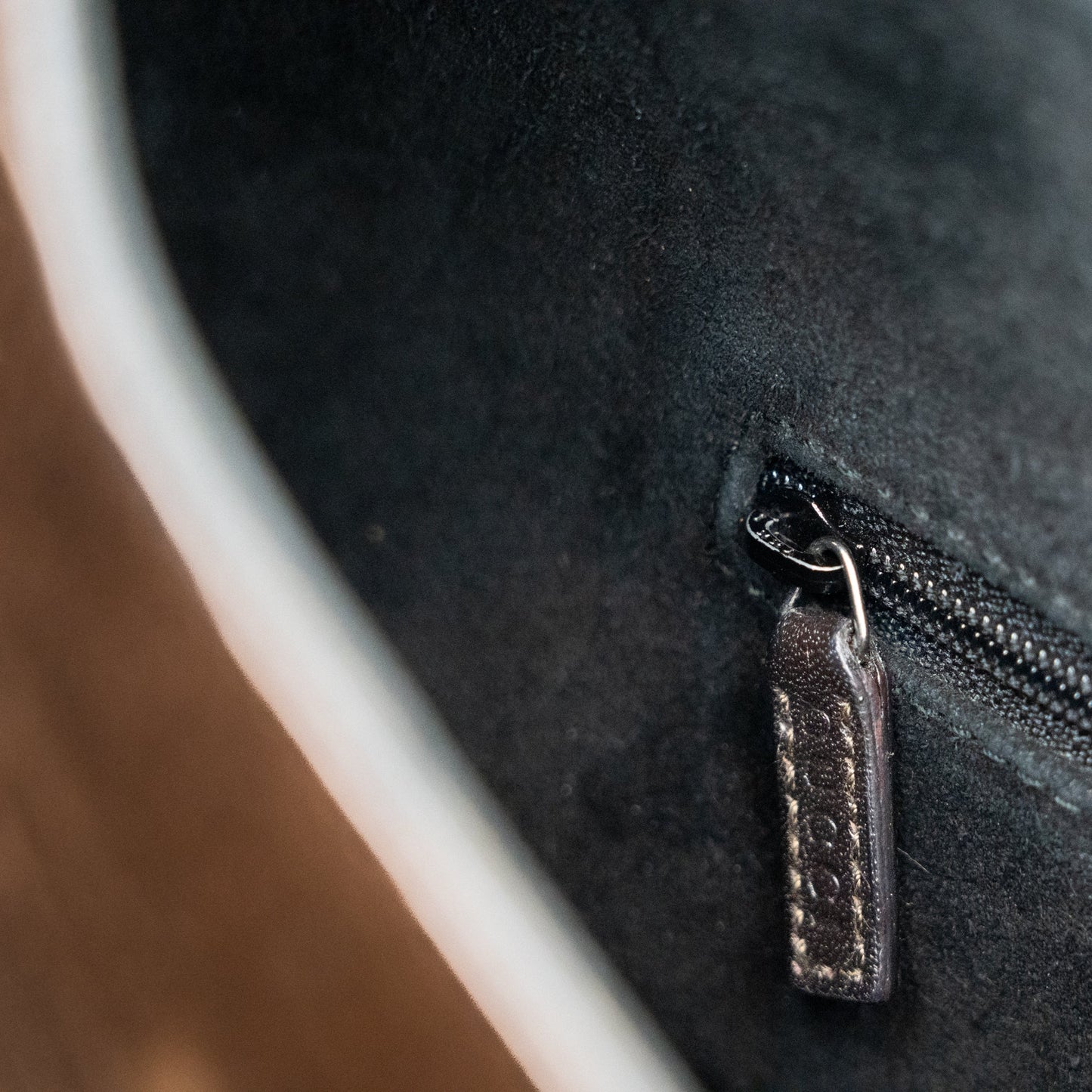 Gucci Suede Bamboo Shoulder Bag - St. Luxe