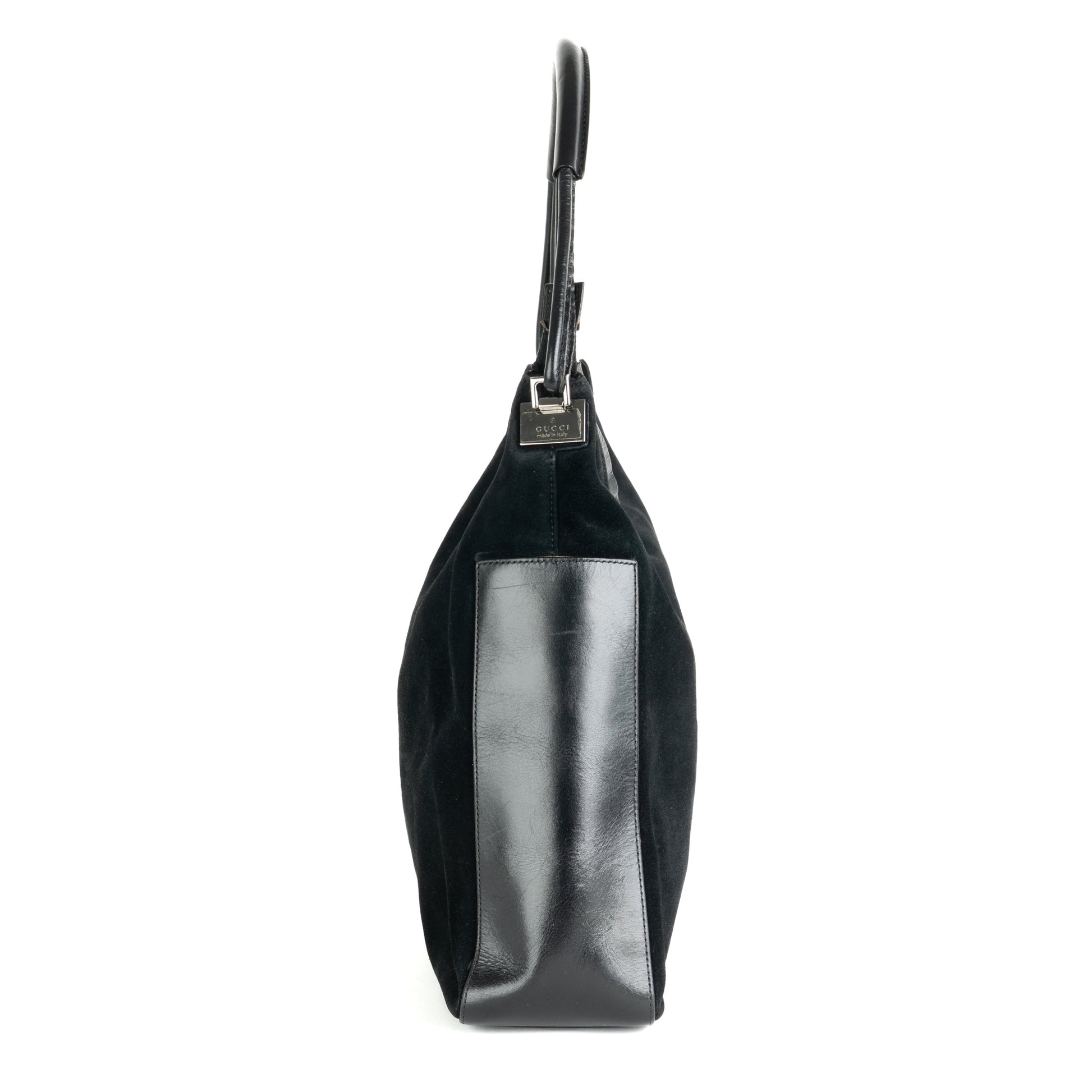 Gucci Suede Hobo Shoulder Bag - St. Luxe