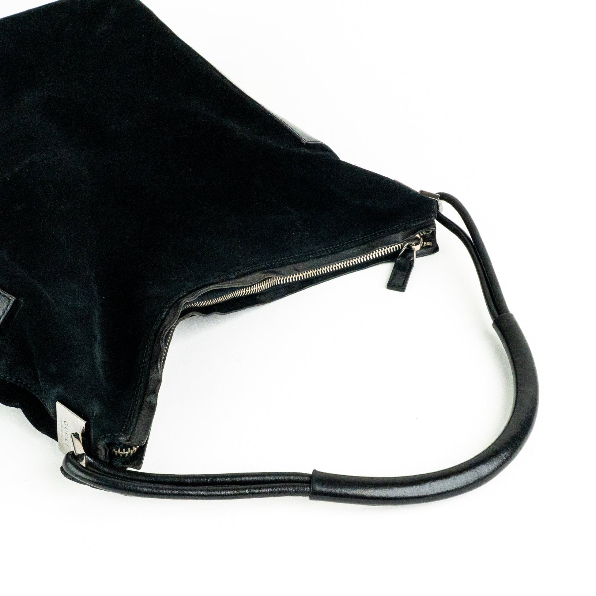 Gucci Suede Hobo Shoulder Bag - St. Luxe