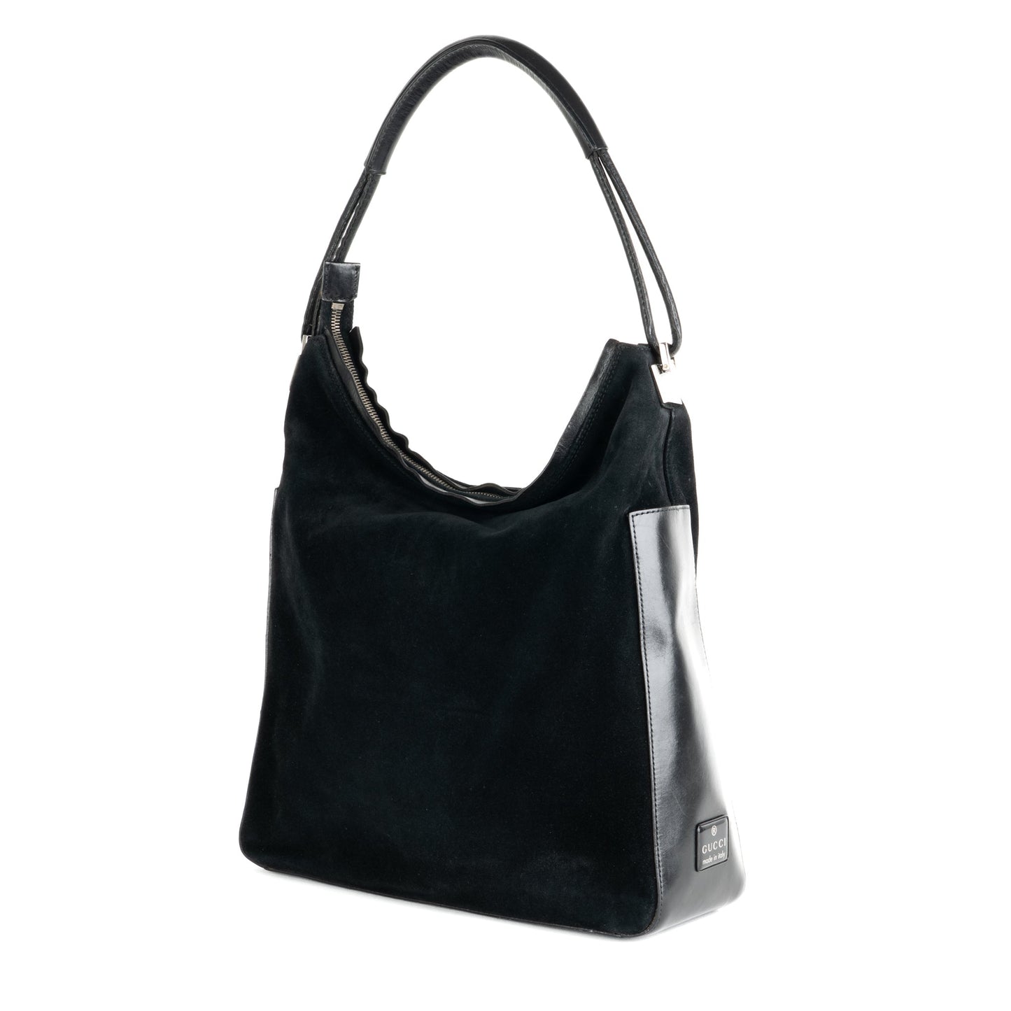 Gucci Suede Hobo Shoulder Bag - St. Luxe