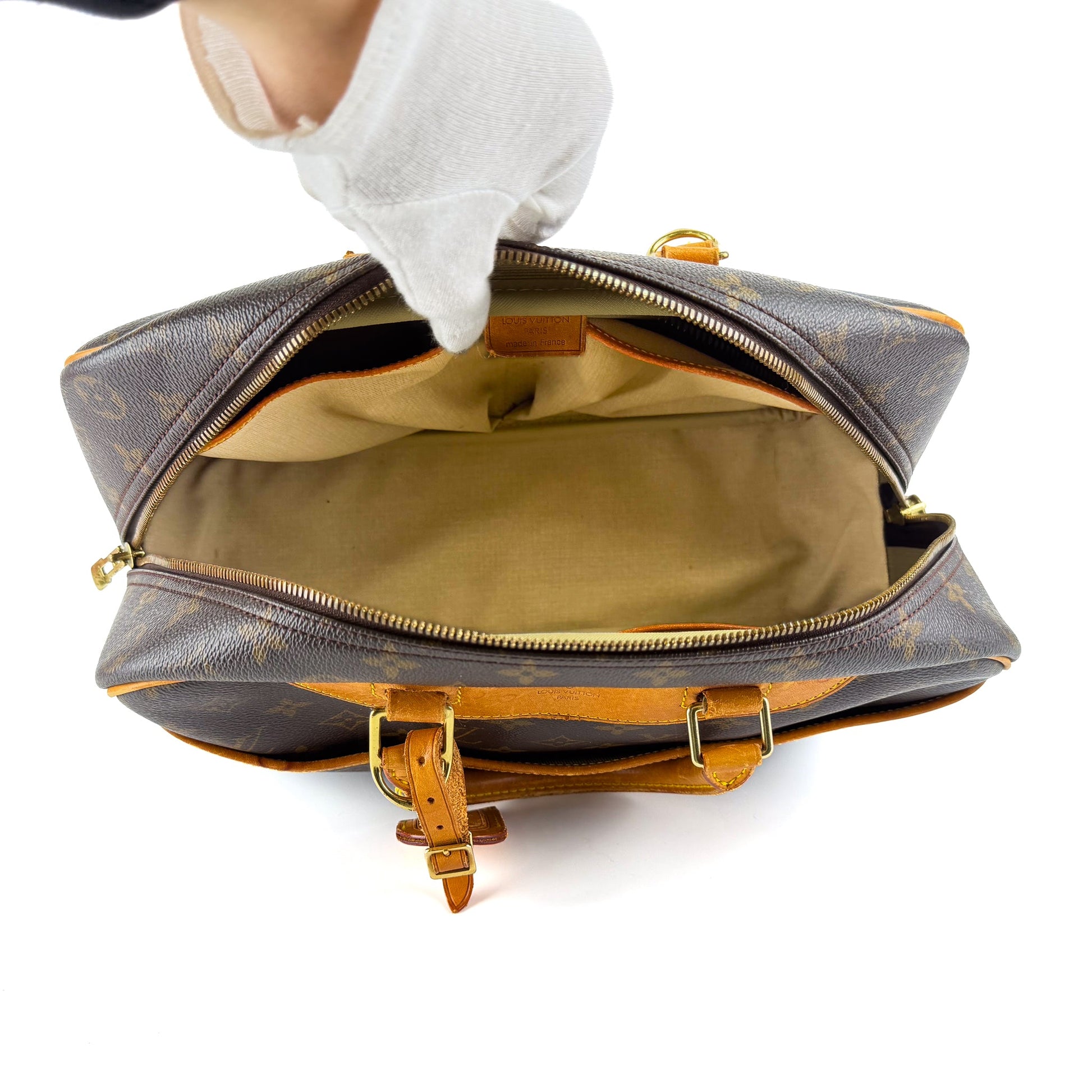 Louis Vuitton Deauville Handbag in Monogram - St. Luxe