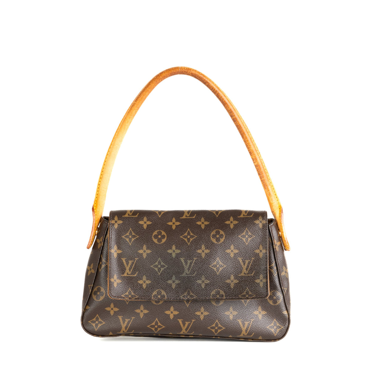 Louis Vuitton Looping Mini GM Monogram Canvas Shoulder Bag - St. Luxe