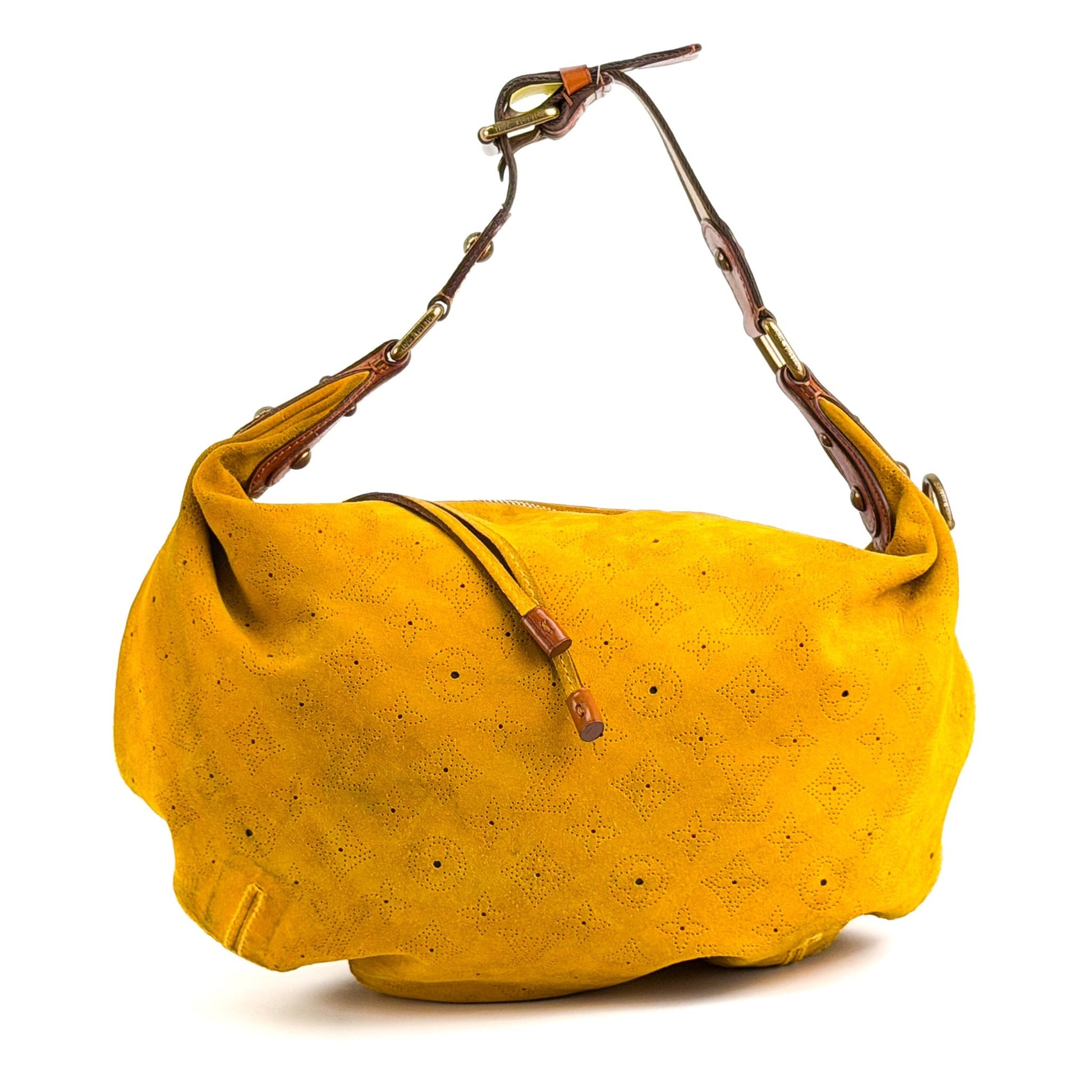Louis Vuitton Onatah Hobo Bag Safran Suede - St. Luxe