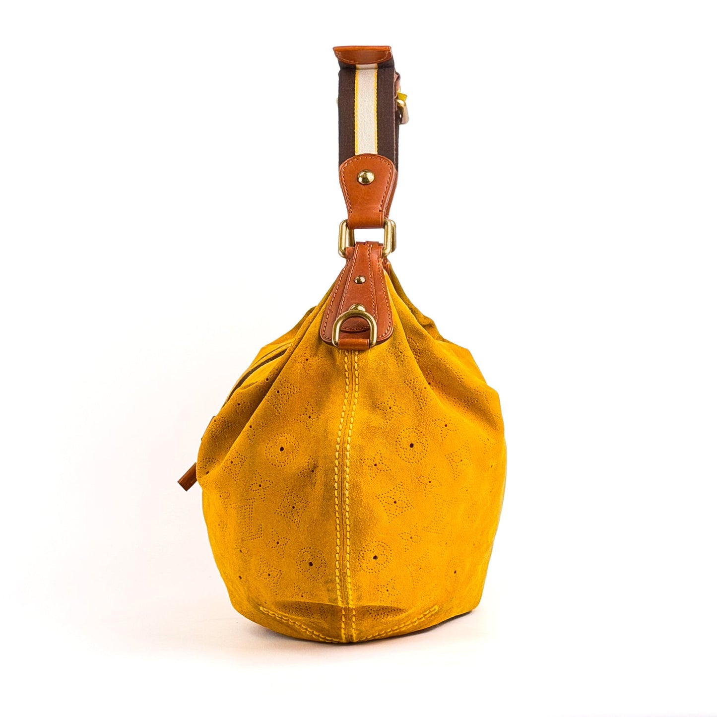 Louis Vuitton Onatah Hobo Bag Safran Suede - St. Luxe