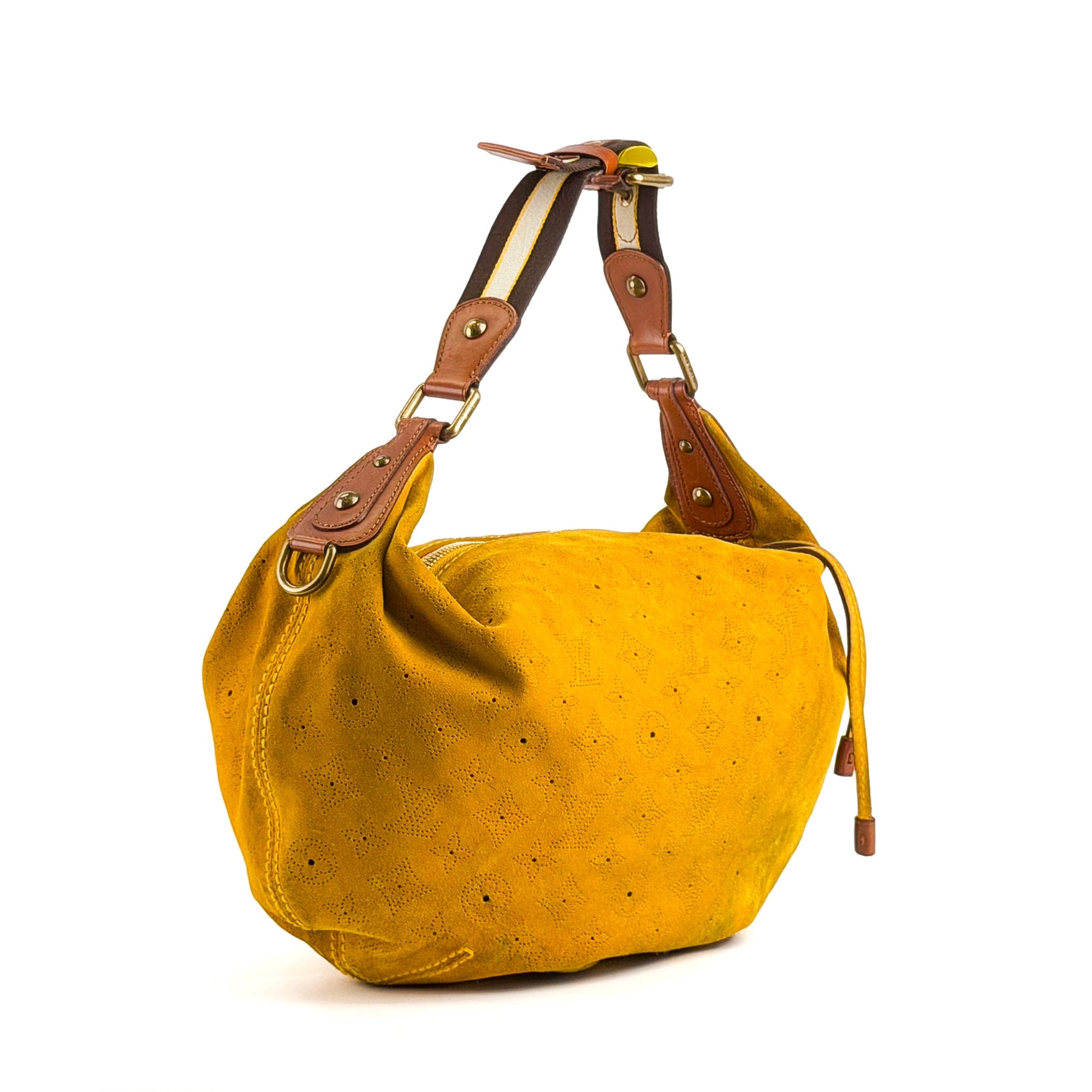 Louis Vuitton Onatah Hobo Bag Safran Suede - St. Luxe