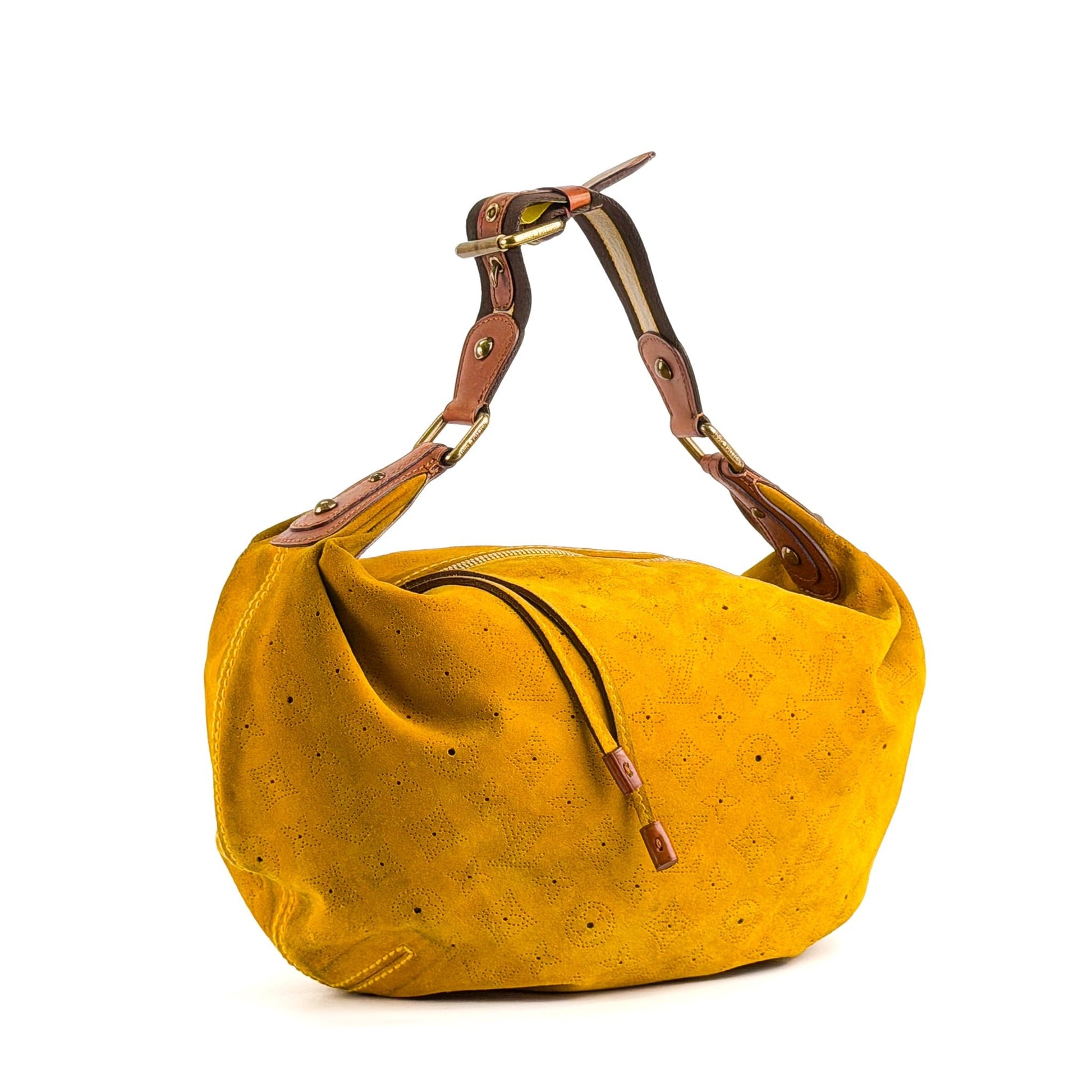 Louis Vuitton Onatah Hobo Bag Safran Suede - St. Luxe