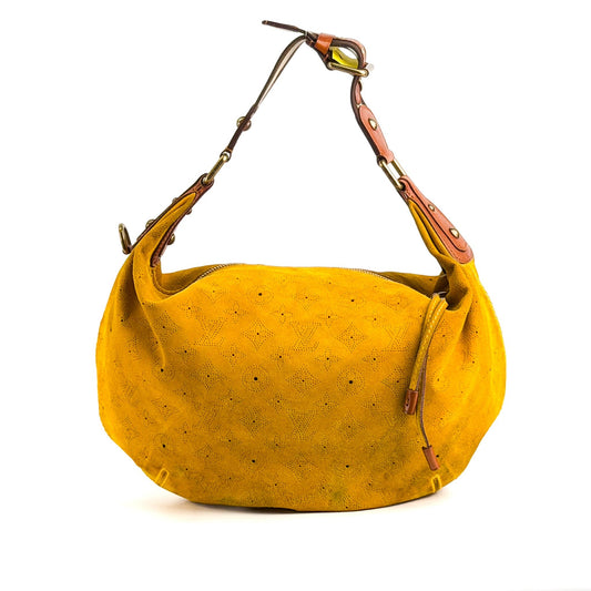 Louis Vuitton Onatah Hobo Bag Safran Suede - St. Luxe