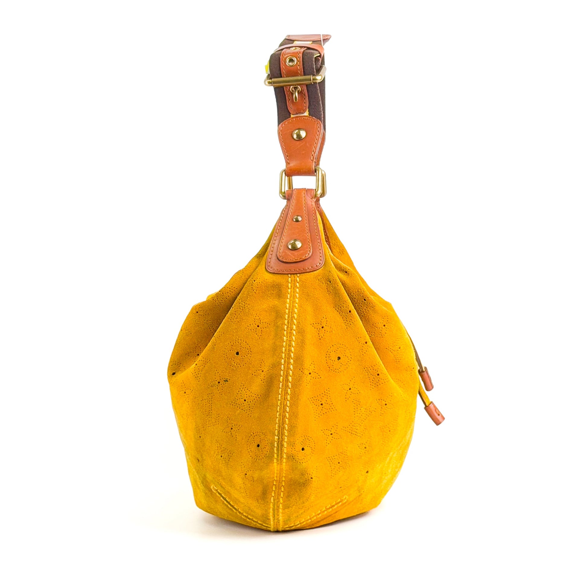 Louis Vuitton Onatah Hobo Bag Safran Suede - St. Luxe