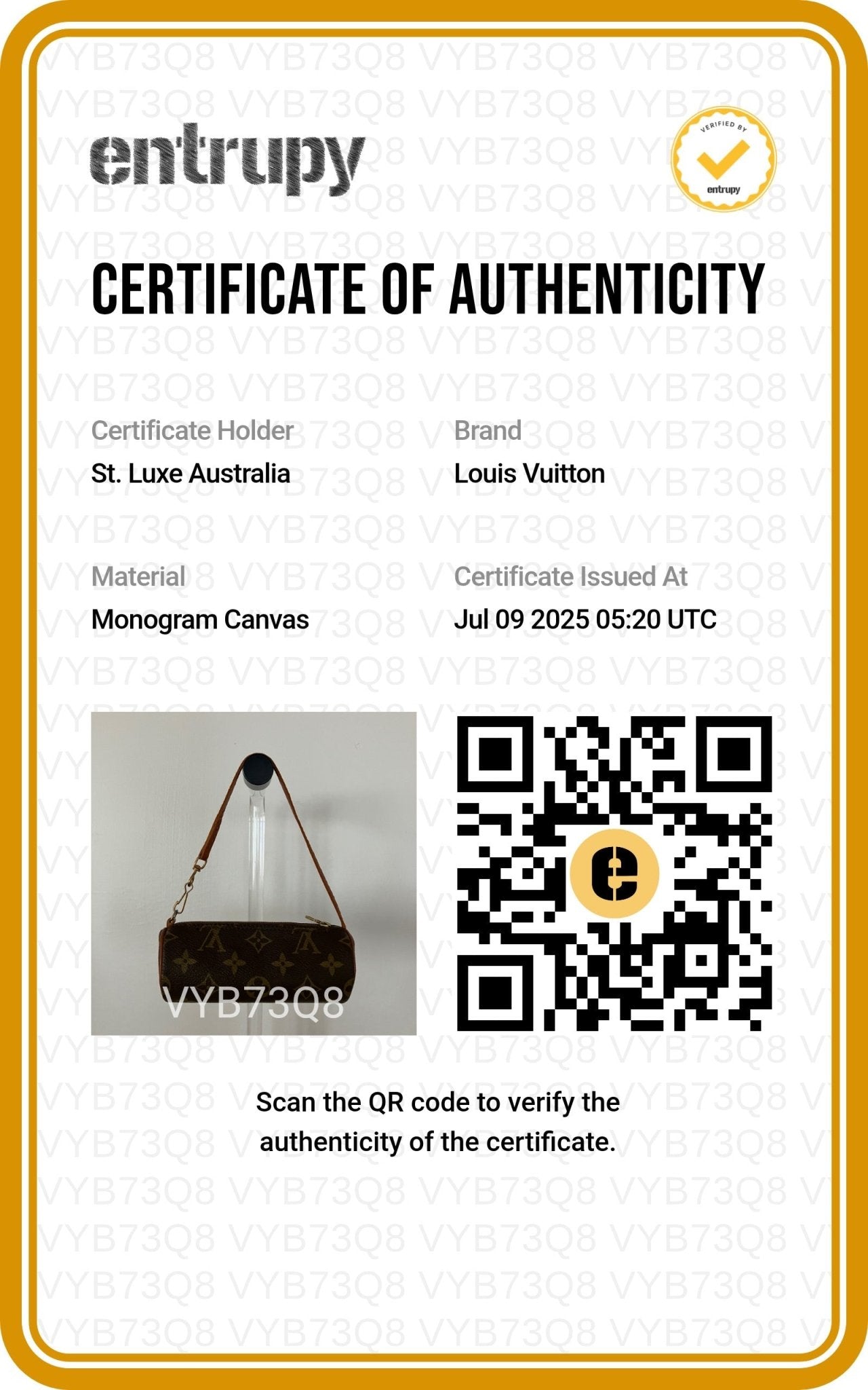 Louis Vuitton Papillon Mini Bag - Vintage Monogram Canvas - St. Luxe