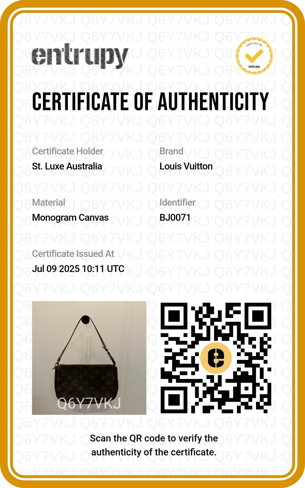 Louis Vuitton Pochette Monogram Canvas - St. Luxe
