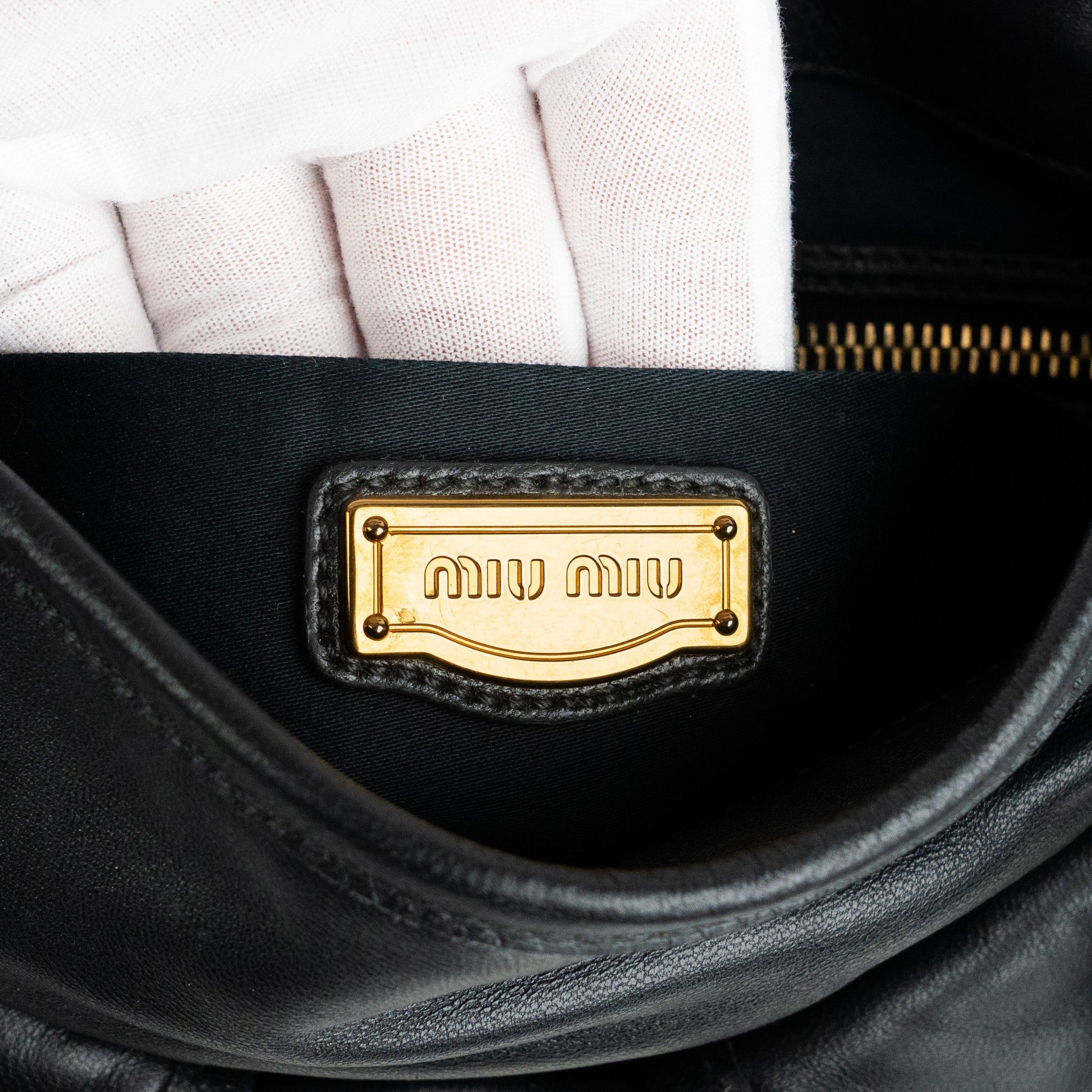 Miu Miu Matelassé Nappa Leather Coffer Hobo Bag - St. Luxe