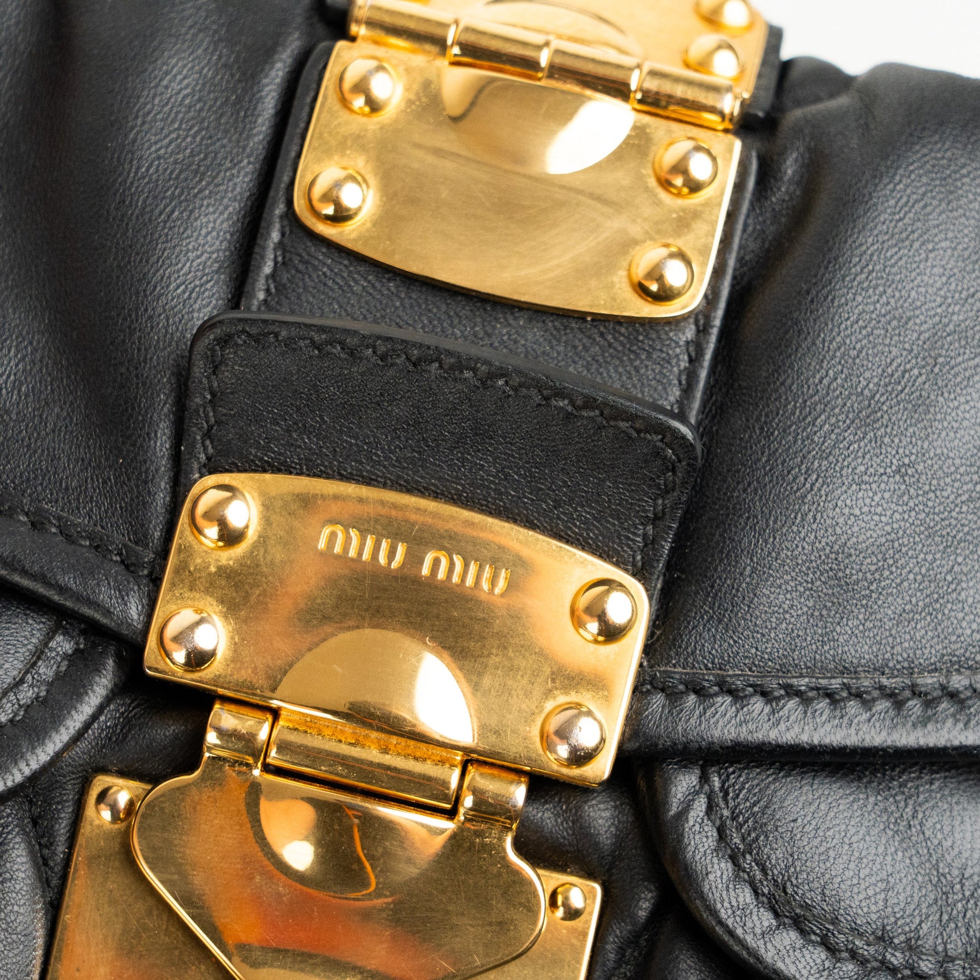 Miu Miu Matelassé Nappa Leather Coffer Hobo Bag - St. Luxe