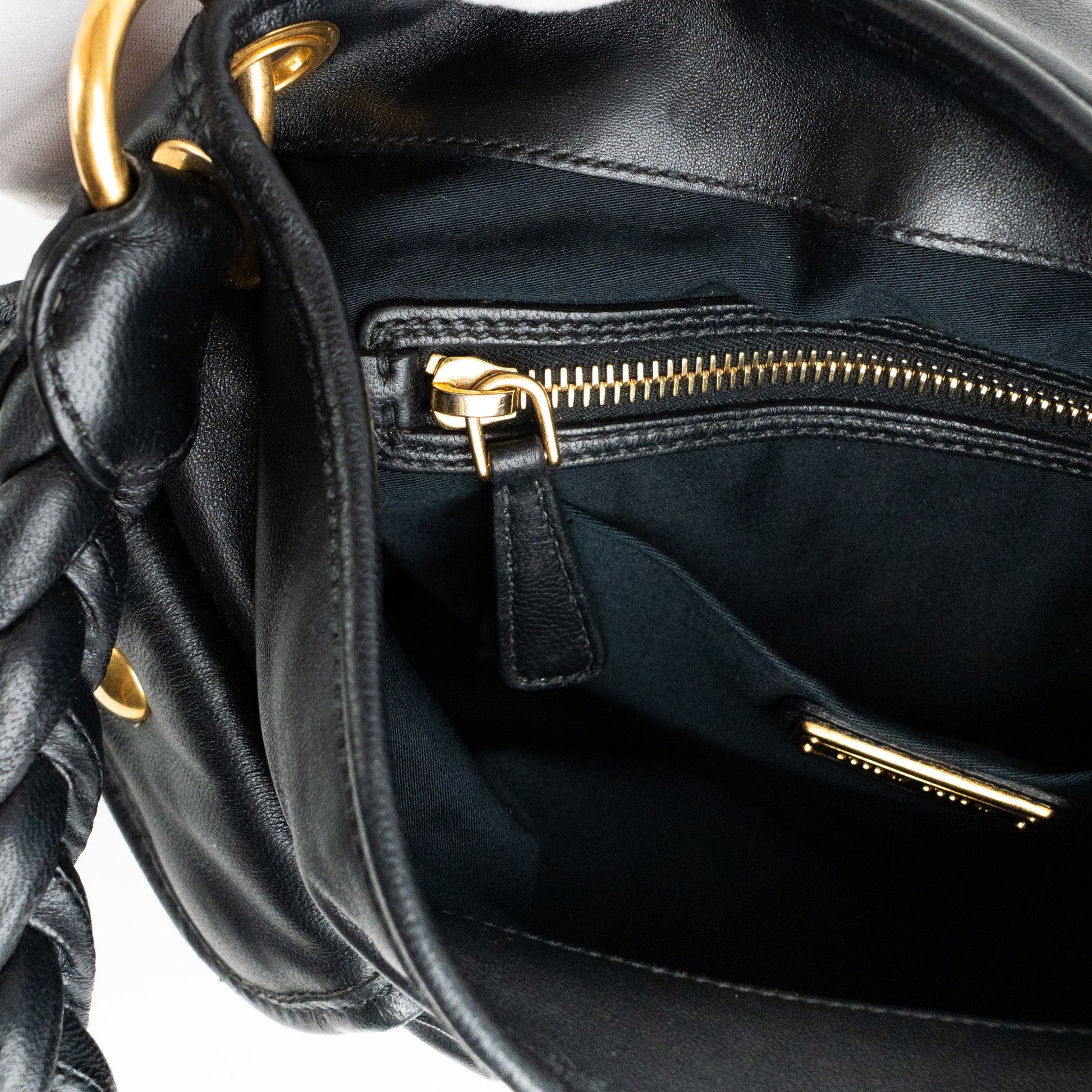 Miu Miu Matelassé Nappa Leather Coffer Hobo Bag - St. Luxe