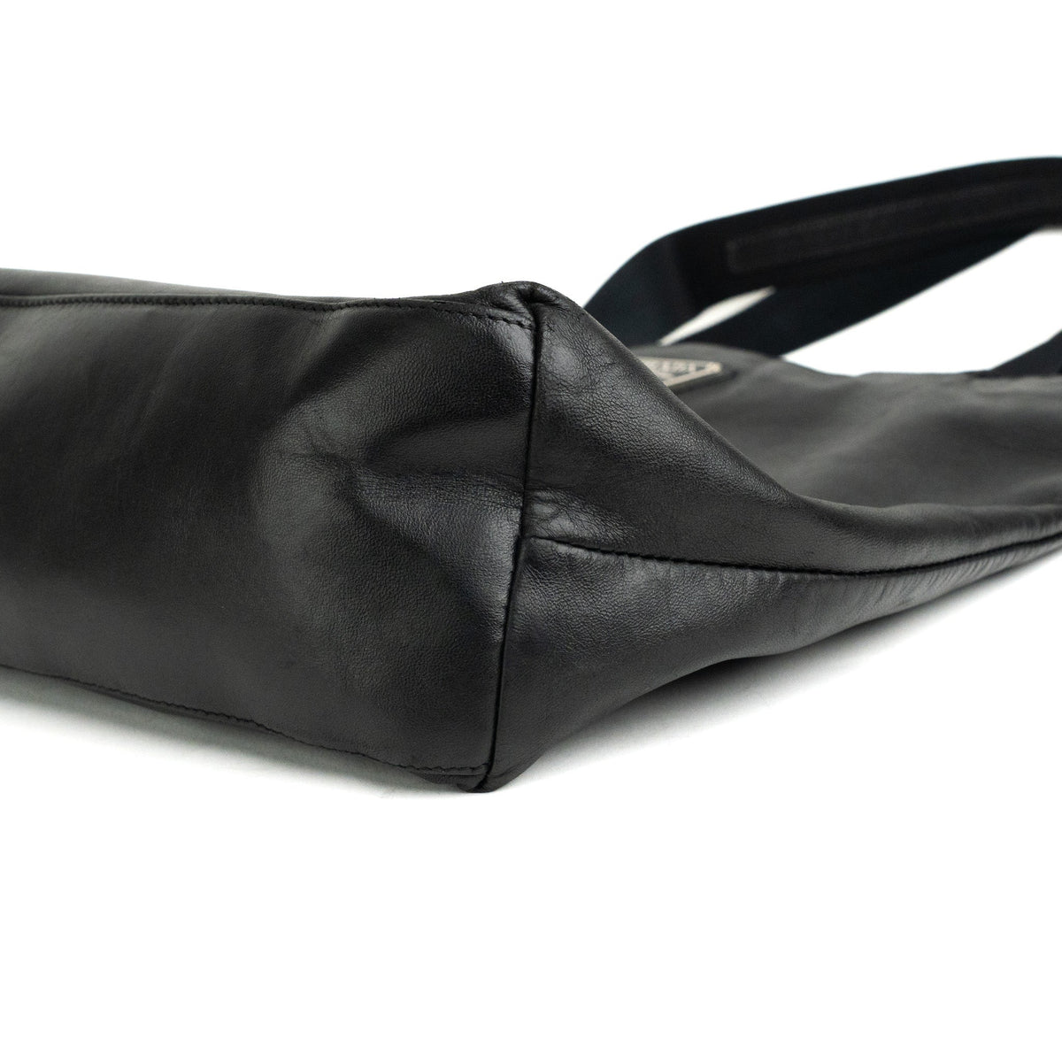 Prada Nappa City Black Leather Tote Bag - St. Luxe