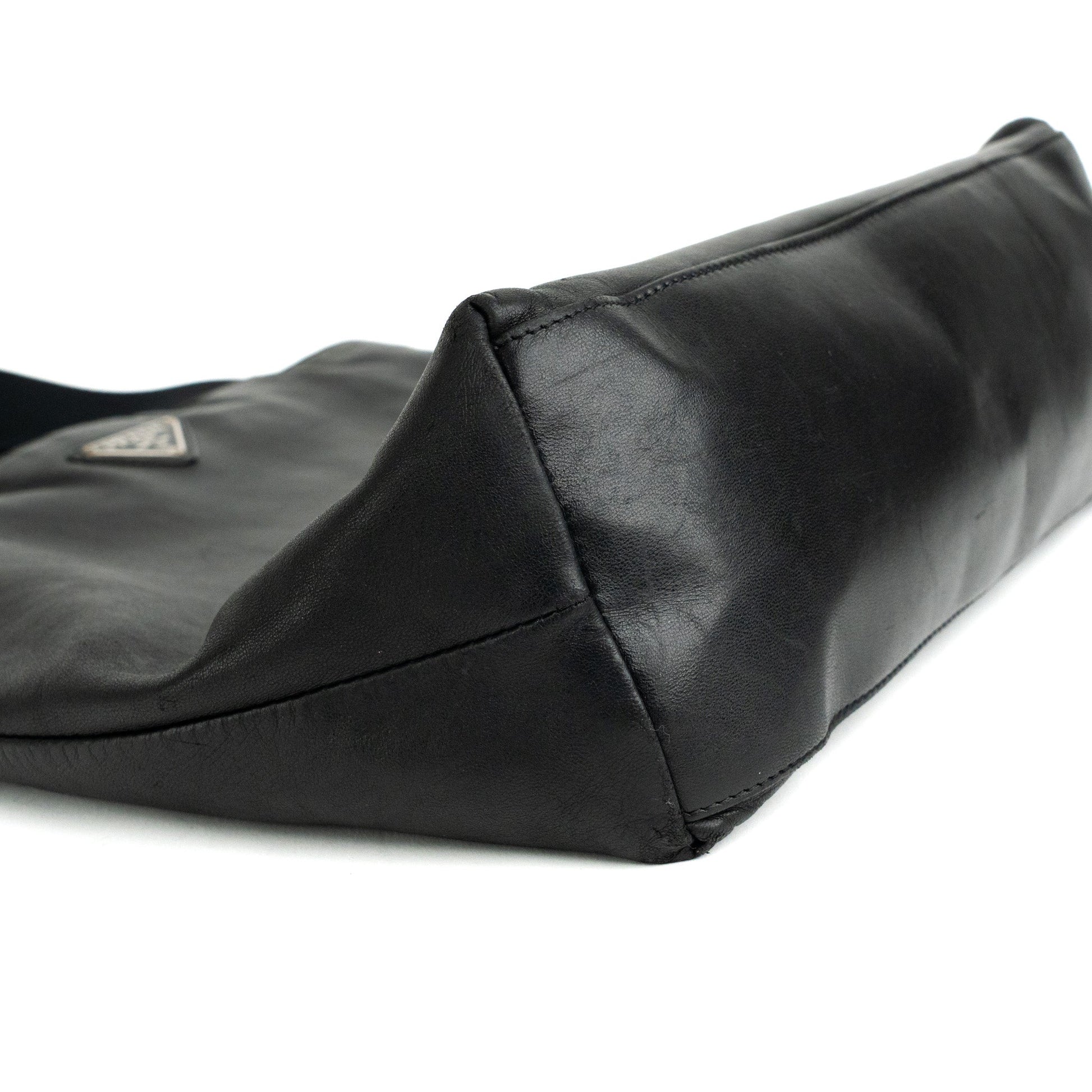 Prada Nappa City Black Leather Tote Bag - St. Luxe