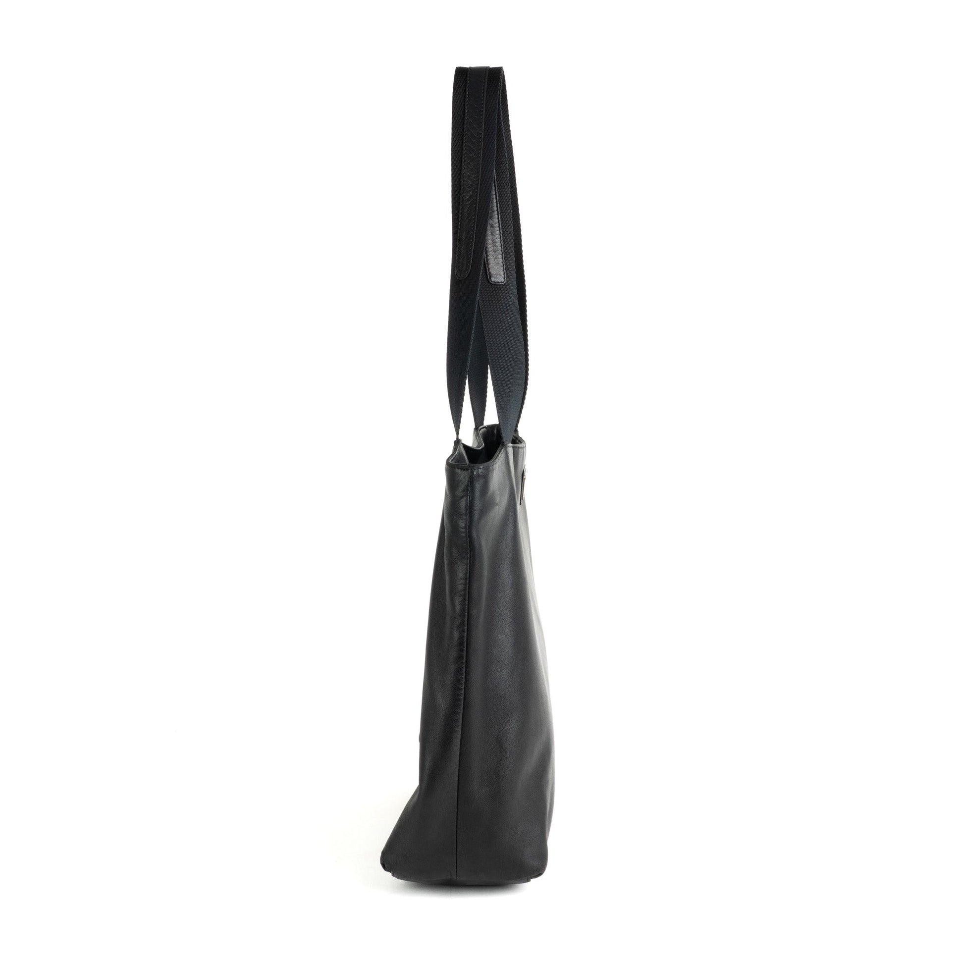 Prada Nappa City Black Leather Tote Bag - St. Luxe