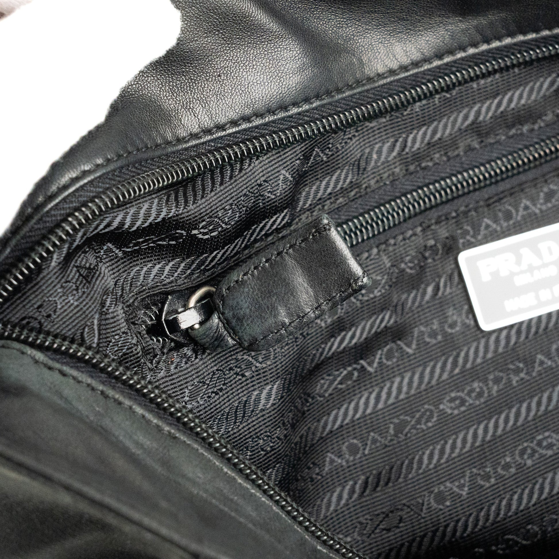 Prada Nappa City Black Leather Tote Bag - St. Luxe