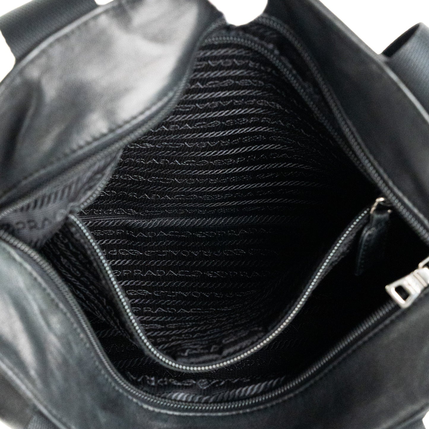 Prada Nappa City Black Leather Tote Bag - St. Luxe