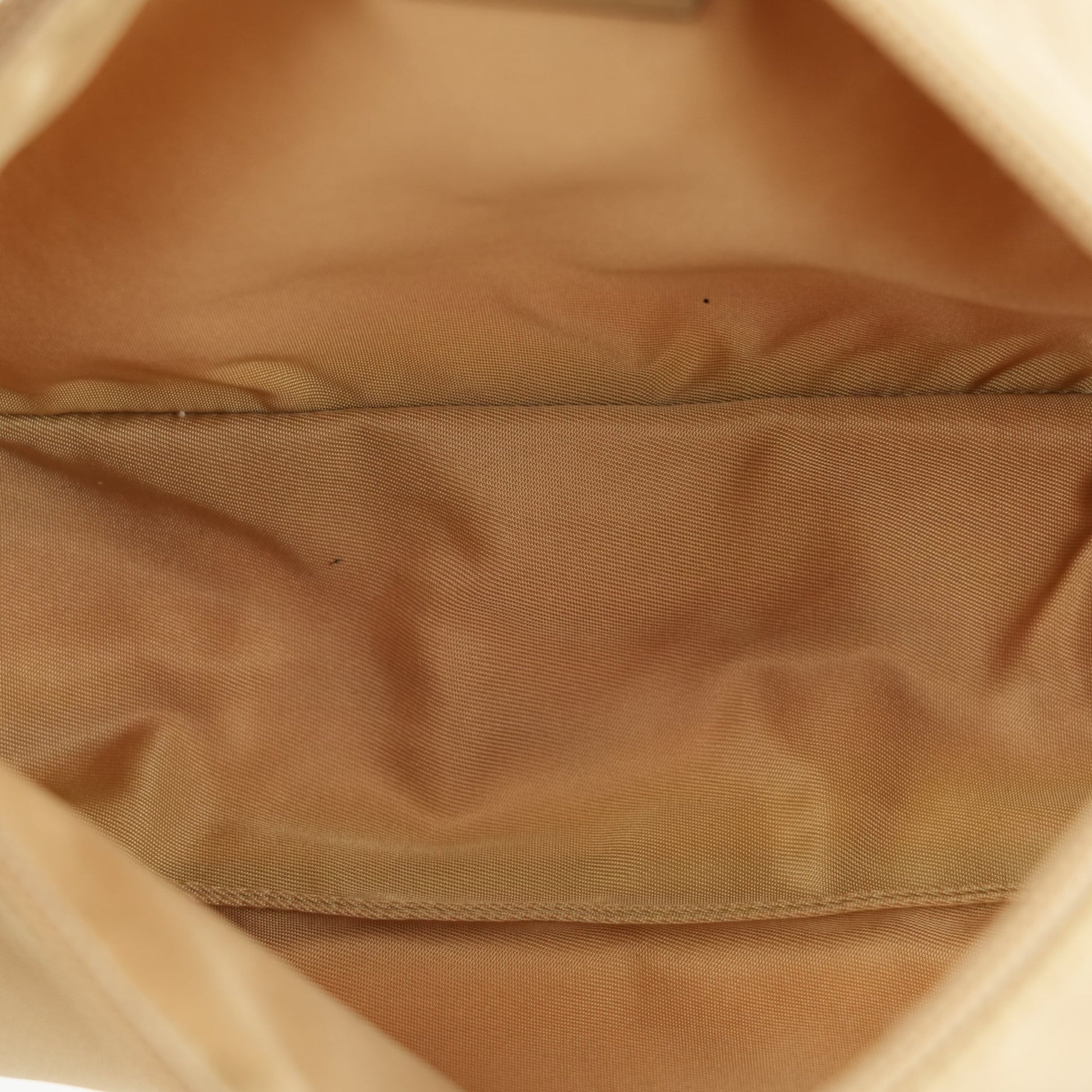Prada Nylon Pochette - Beige with Silver Hardware - St. Luxe