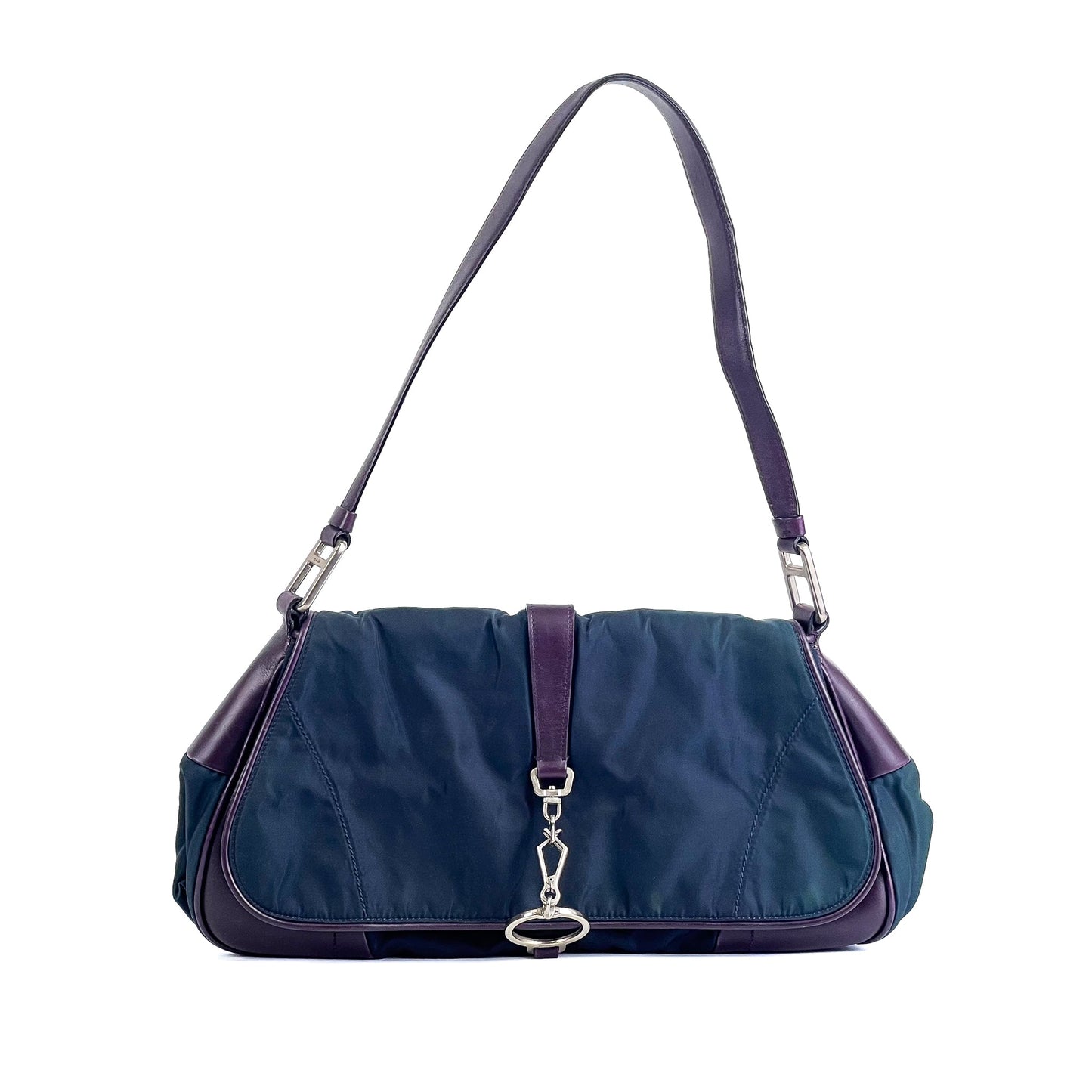 Prada Tessuto Chain Shoulder Bag - St. Luxe