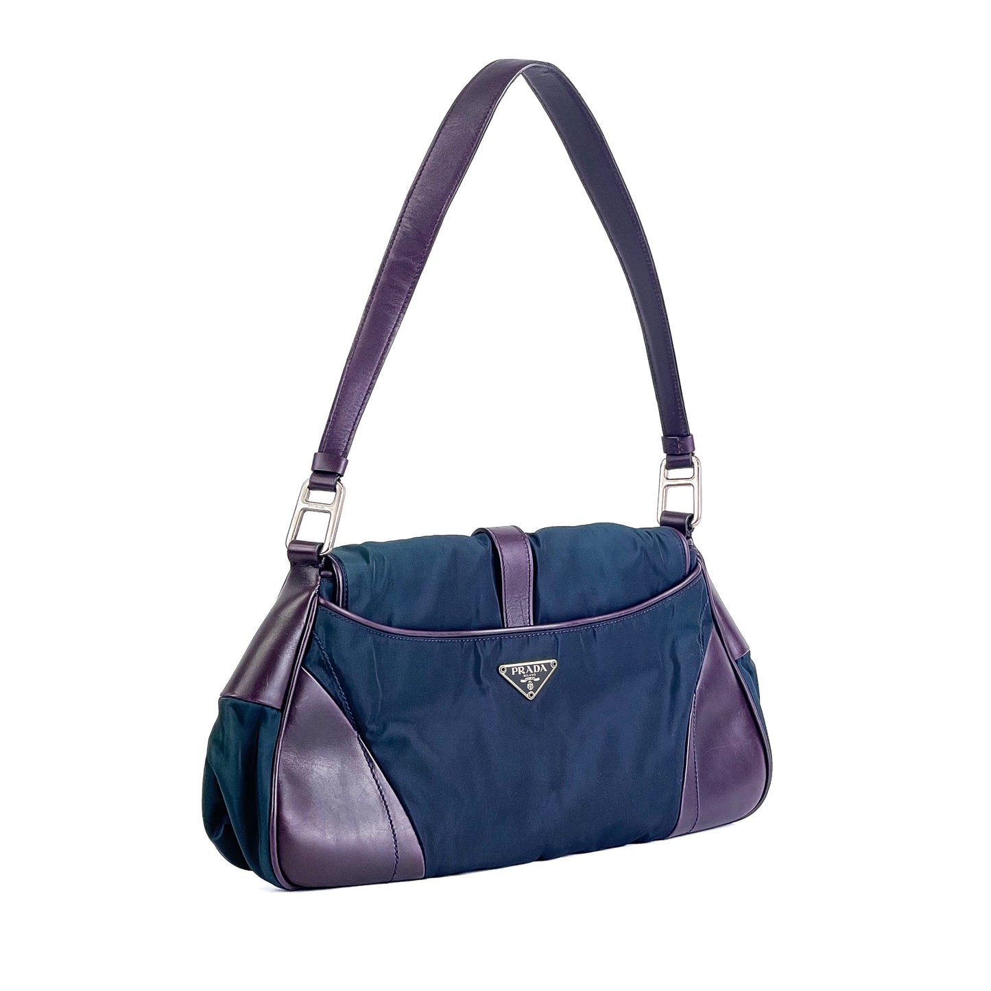 Prada Tessuto Chain Shoulder Bag - St. Luxe