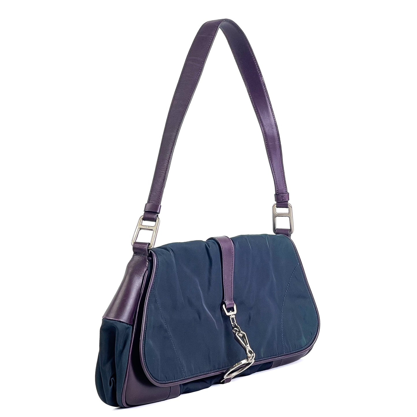 Prada Tessuto Chain Shoulder Bag - St. Luxe