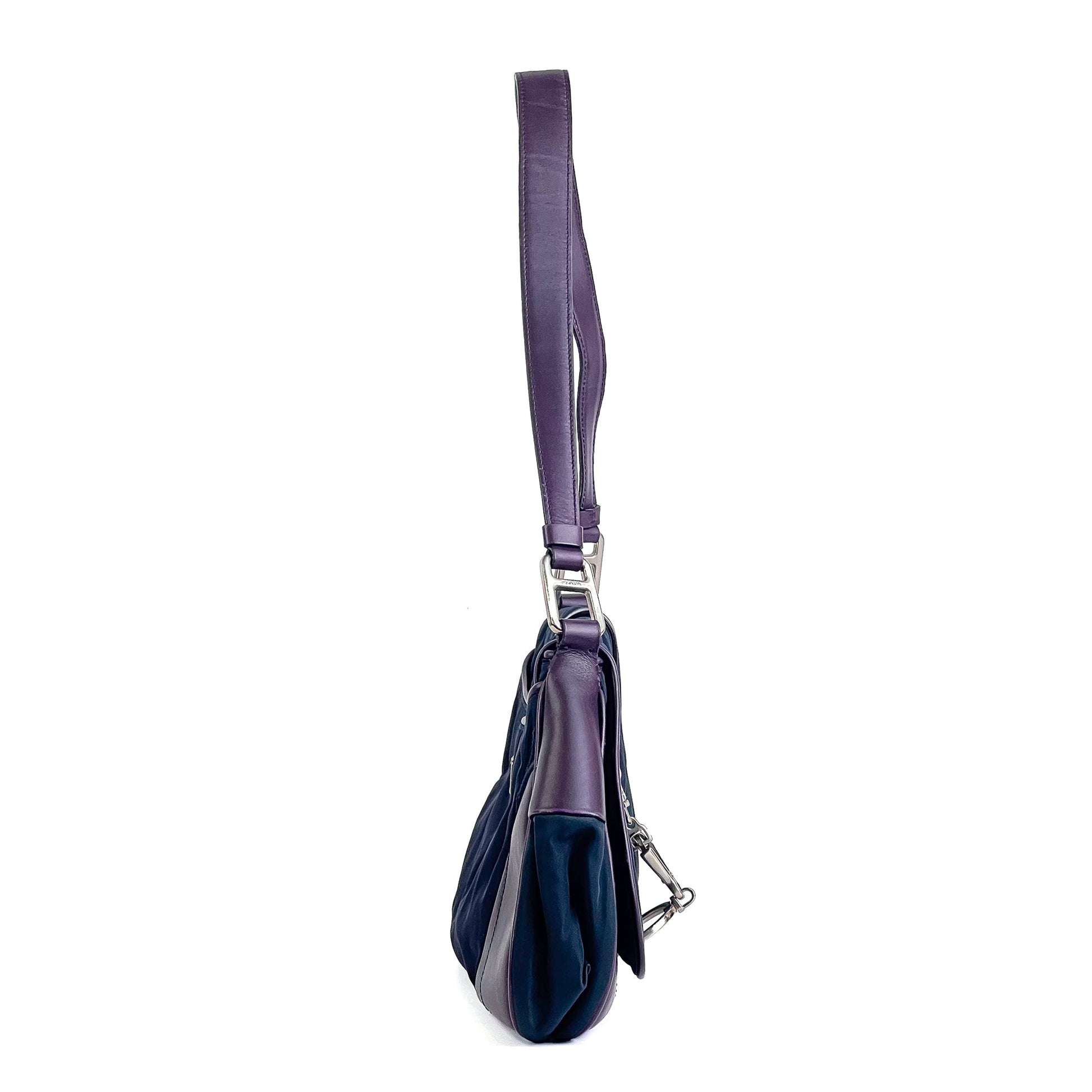 Prada Tessuto Chain Shoulder Bag - St. Luxe