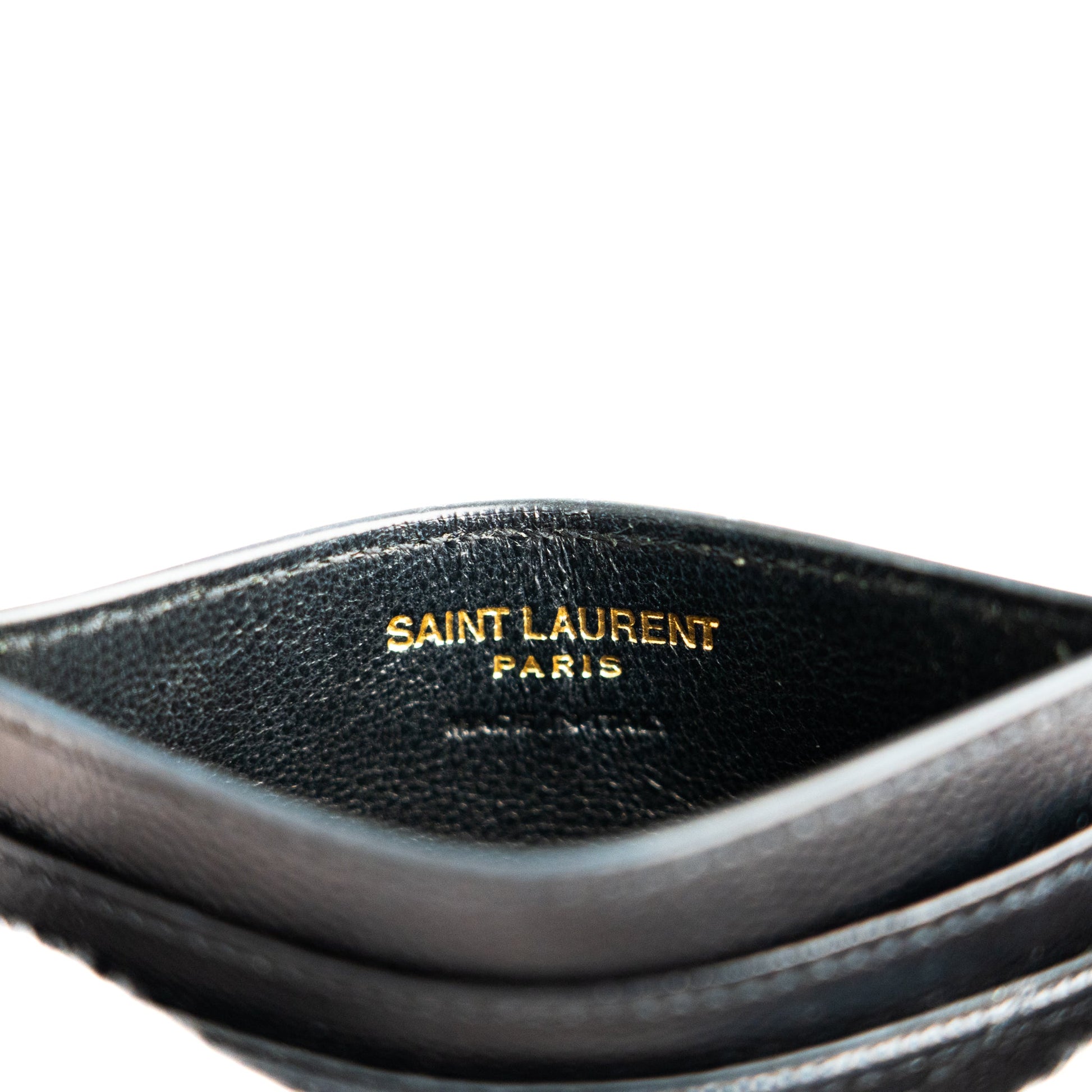 Saint Laurent Cassandre Matelasse Card Case - St. Luxe
