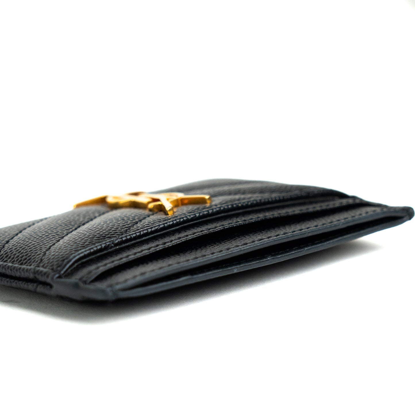 Saint Laurent Cassandre Matelasse Card Case - St. Luxe