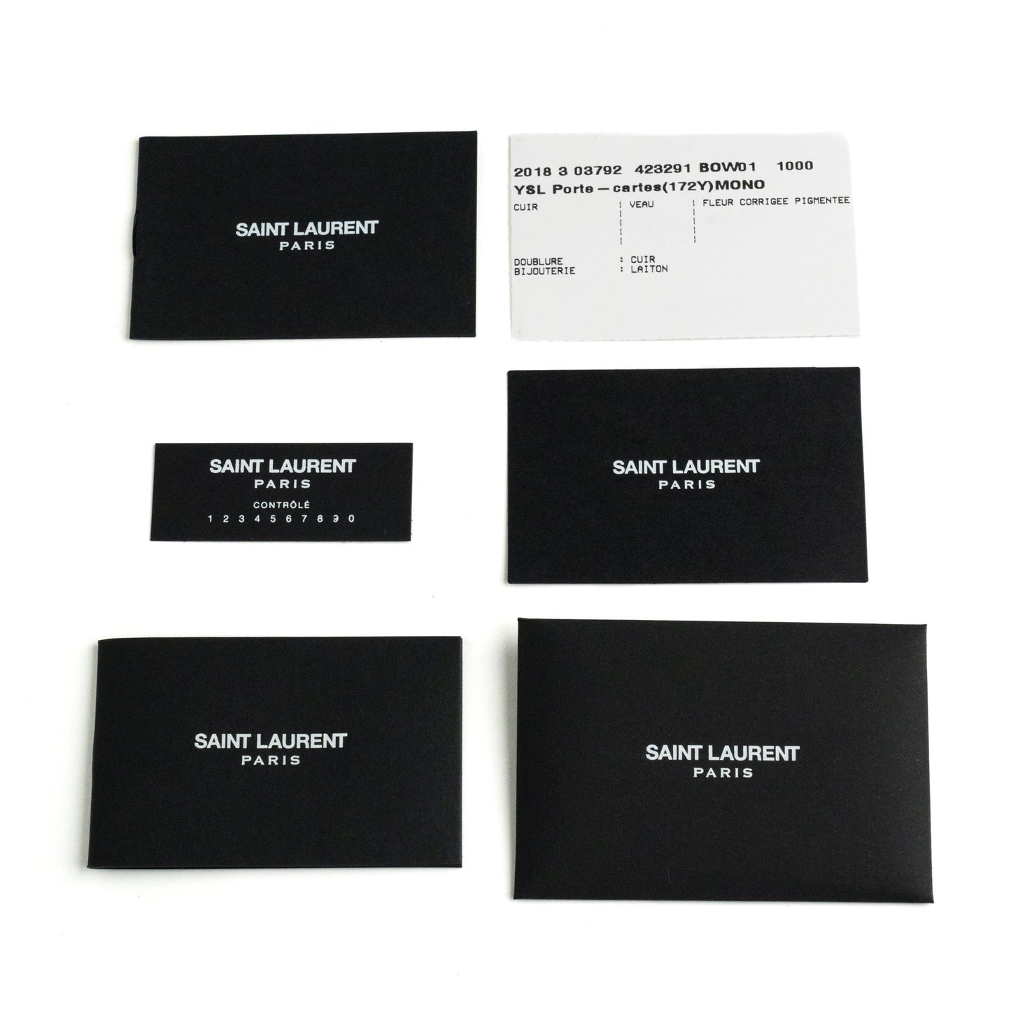 Saint Laurent Cassandre Matelasse Card Case - St. Luxe